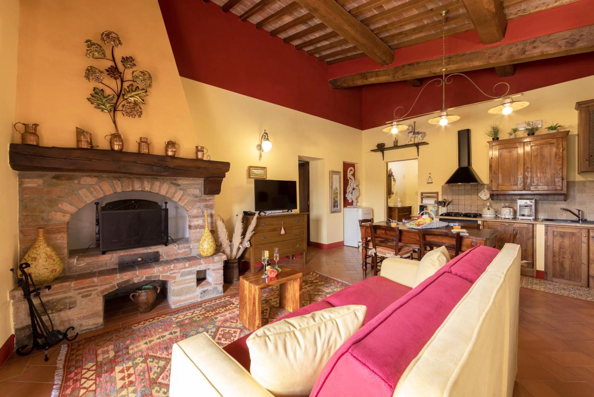 Podere La Casina Country Chic Rigomagno Exteriör bild